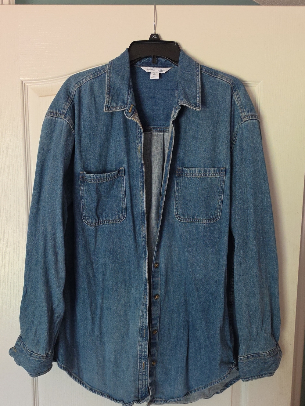 Old Navy Blue Denim Shirt Jacket